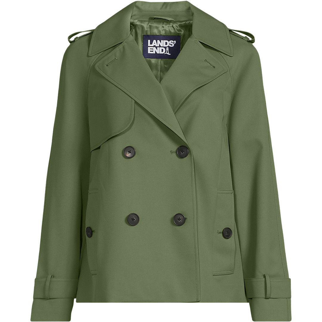 Women's Trench Rain Jacket | Lands' End (US)