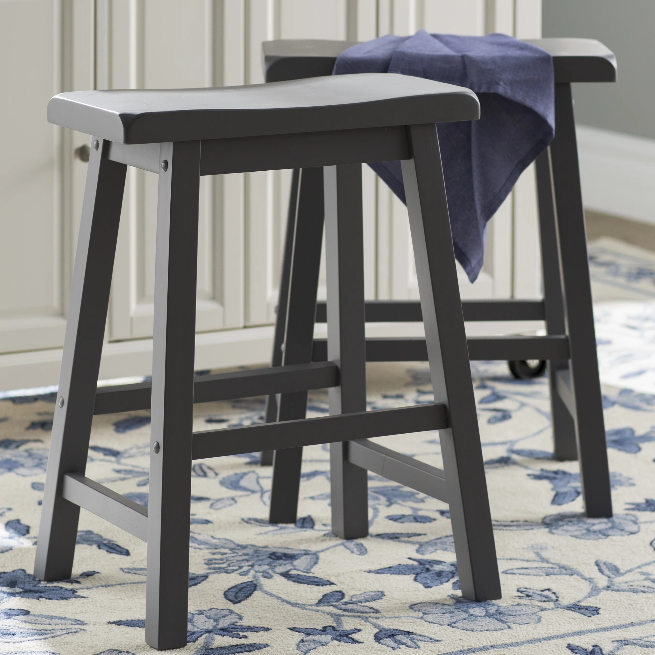 Alcott Hill® Danara Solid Wood Bar & Counter Stool & Reviews | Wayfair | Wayfair North America