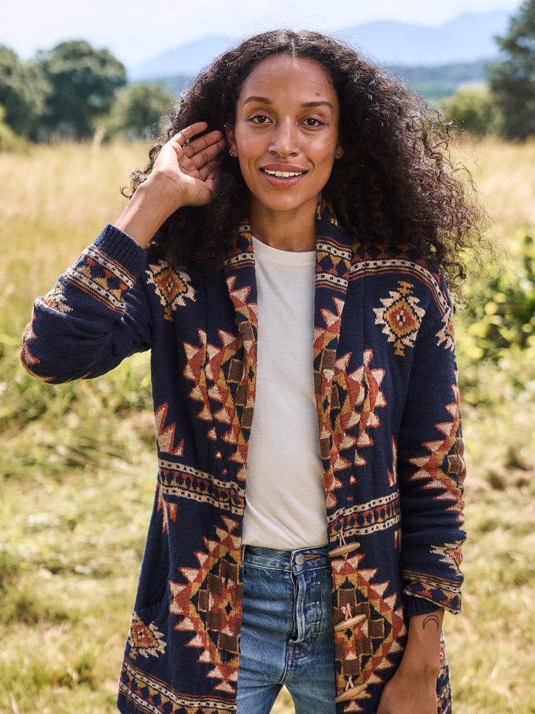 B.YELLOWTAIL Lodge Cardigan | Faherty