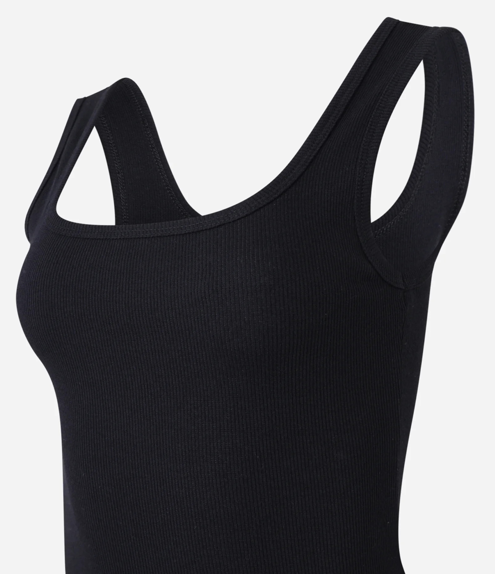 Vestido Evasê em Ribana com Alça Larga Preto - Lojas Renner | Renner (BR)