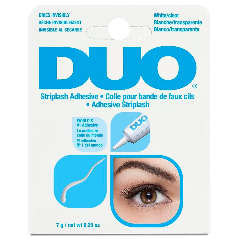 DUO Strip Lash Adhesive, Clear/White - Strong Hold, Waterproof Lash Glue for False Lashes and Las... | Amazon (US)