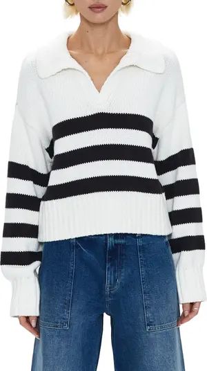 Arlo Stripe Cotton Polo Sweater | Nordstrom