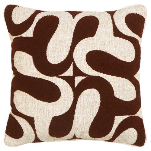 Orlin 20x20 Boucle Pillow | Cushion, Bolster - Brown | One Kings Lane