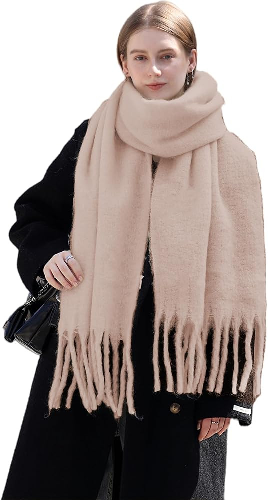 Wander Agio Winter Warm Scarf Long Pashmina Extra Large Shawls and Wraps for Women Large Blanket ... | Amazon (US)