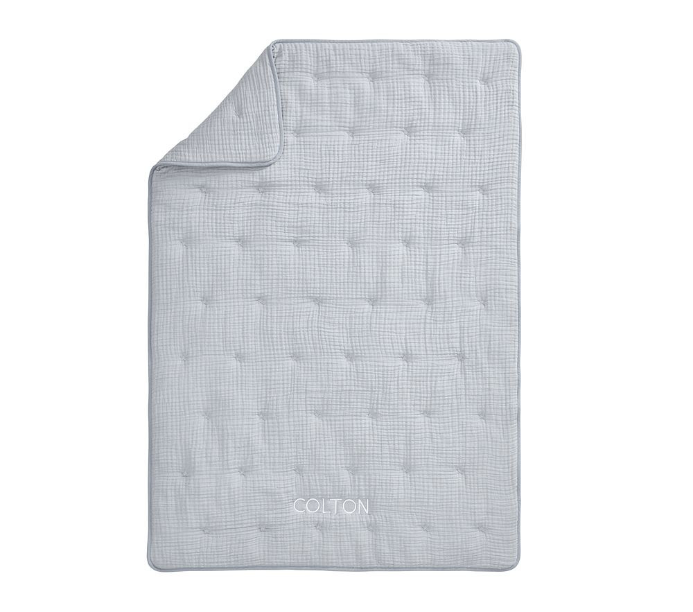 Cuddle Me Muslin Baby Quilt | Pottery Barn Kids