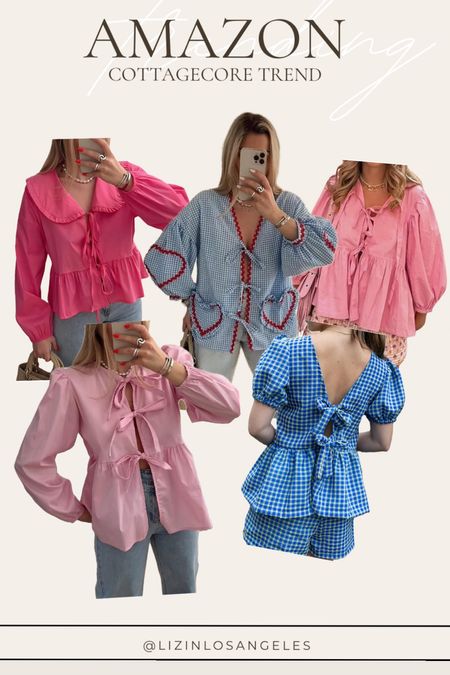 Amazon best sellers 

Amazon fashion trend 

Cottagecore trend tops 

Croquet trend tops 

Babydoll puff sleeve tops for summer with ribbons 🎀 

#LTKWorkwear #LTKFindsUnder50 #LTKStyleTip