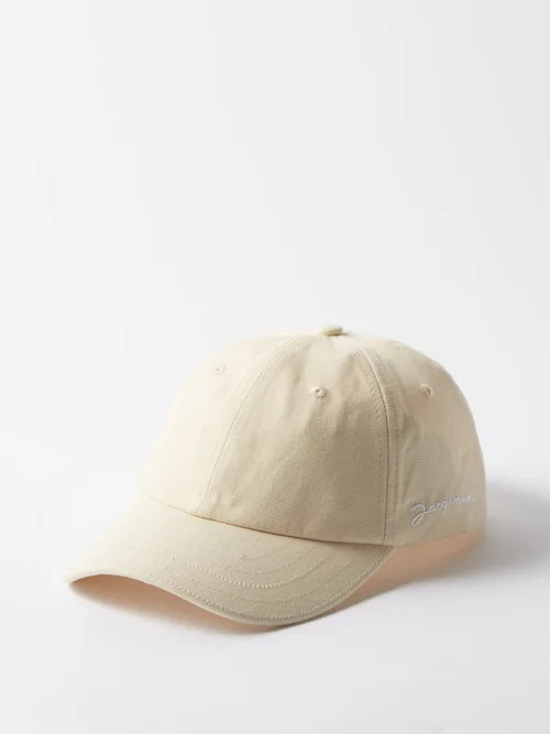 Jacquemus - La Casquette Embroidered-logo Baseball Cap - Mens - Off White | Matches (US)