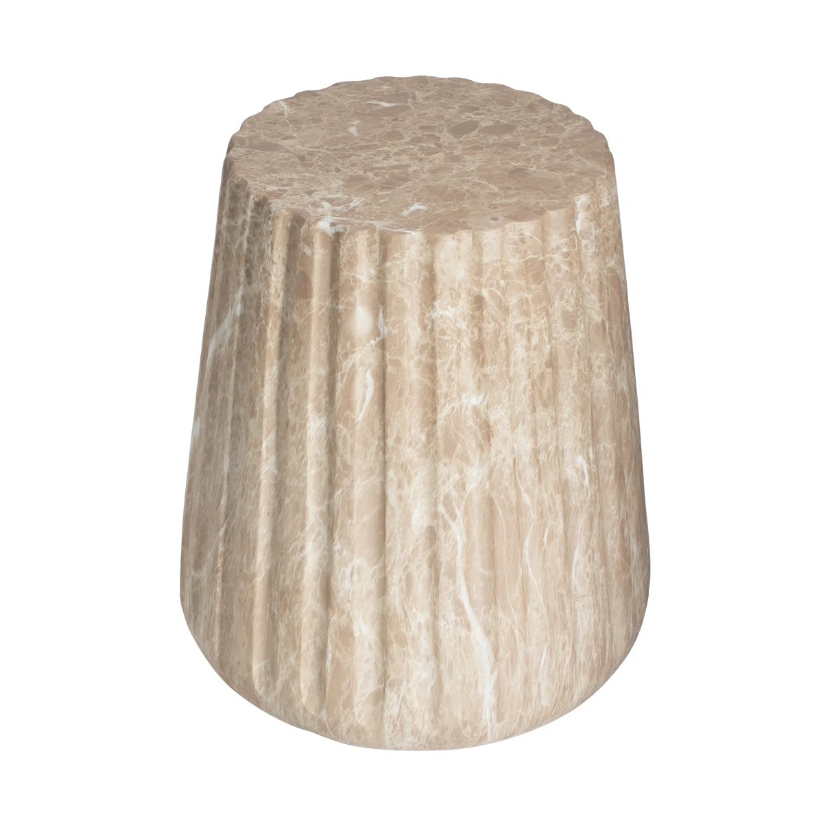 George Oliver Fielder Outdoor Contemporary Pedestal Mgo Side Table | Wayfair | Wayfair North America