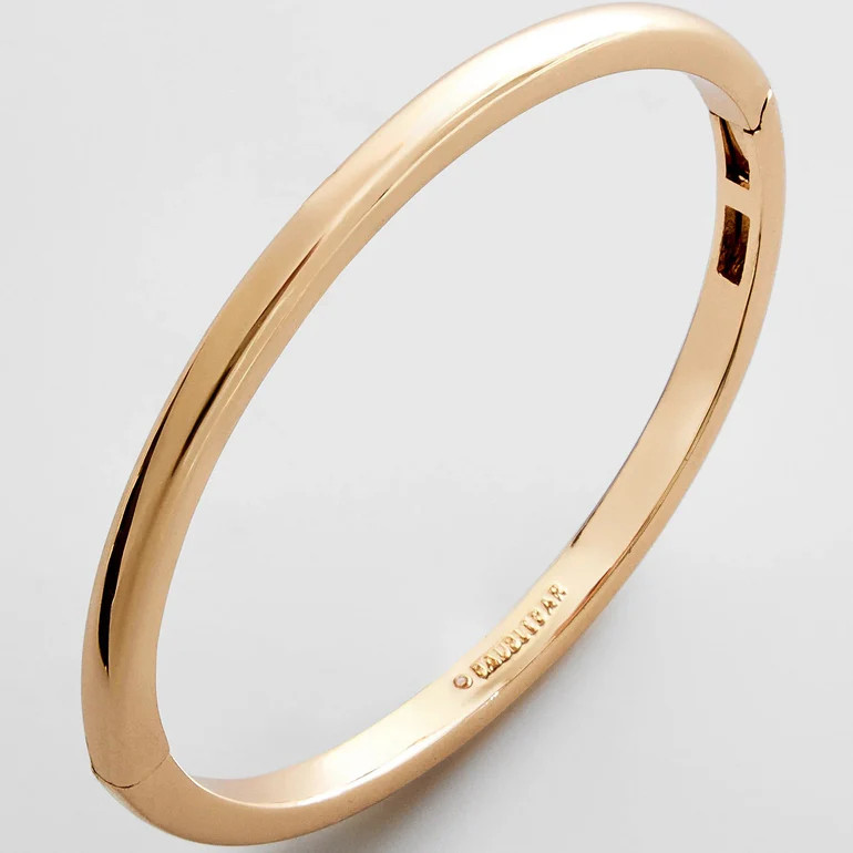 Nadia Classic Hinge Bangle - Classic Thin Gold | BaubleBar