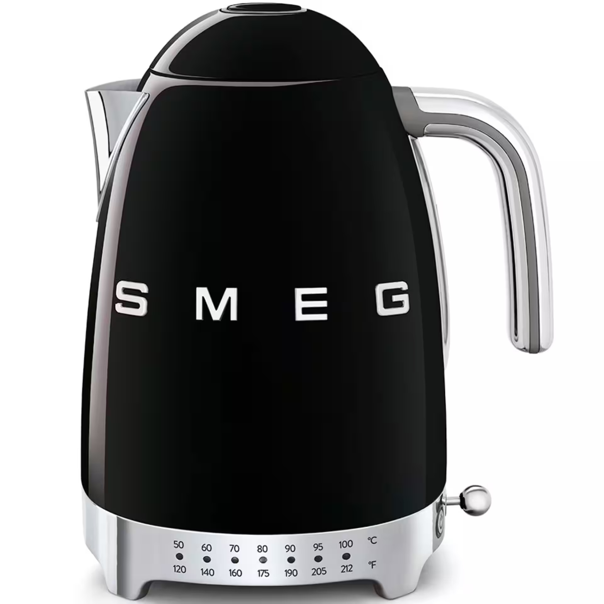Black SMEG KLF04 variable temperature kettle