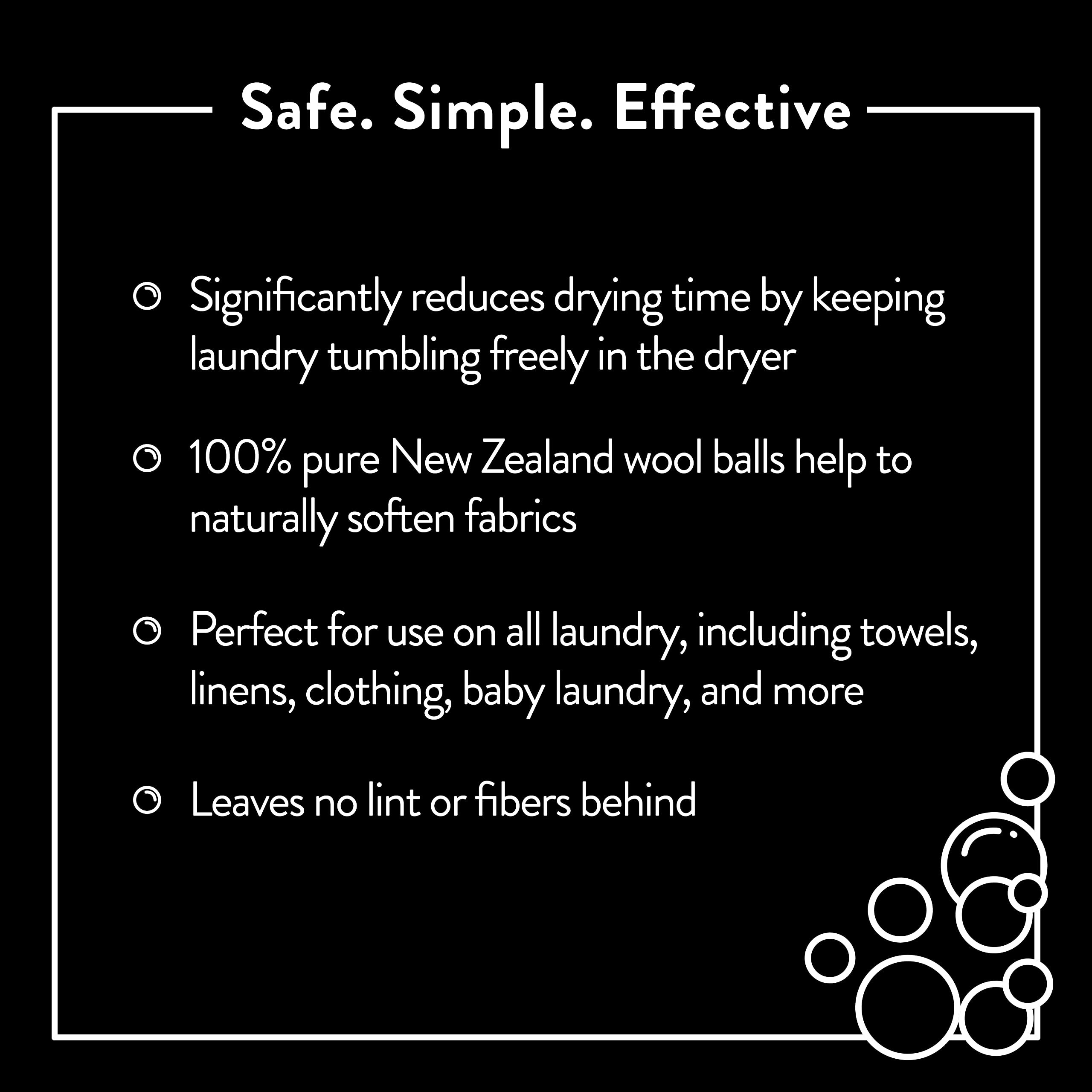 Molly's Suds Wool Dryer Balls | XL, Premium Organic Fabric Softener, Hypoallergenic, Hand-Felted,... | Amazon (US)