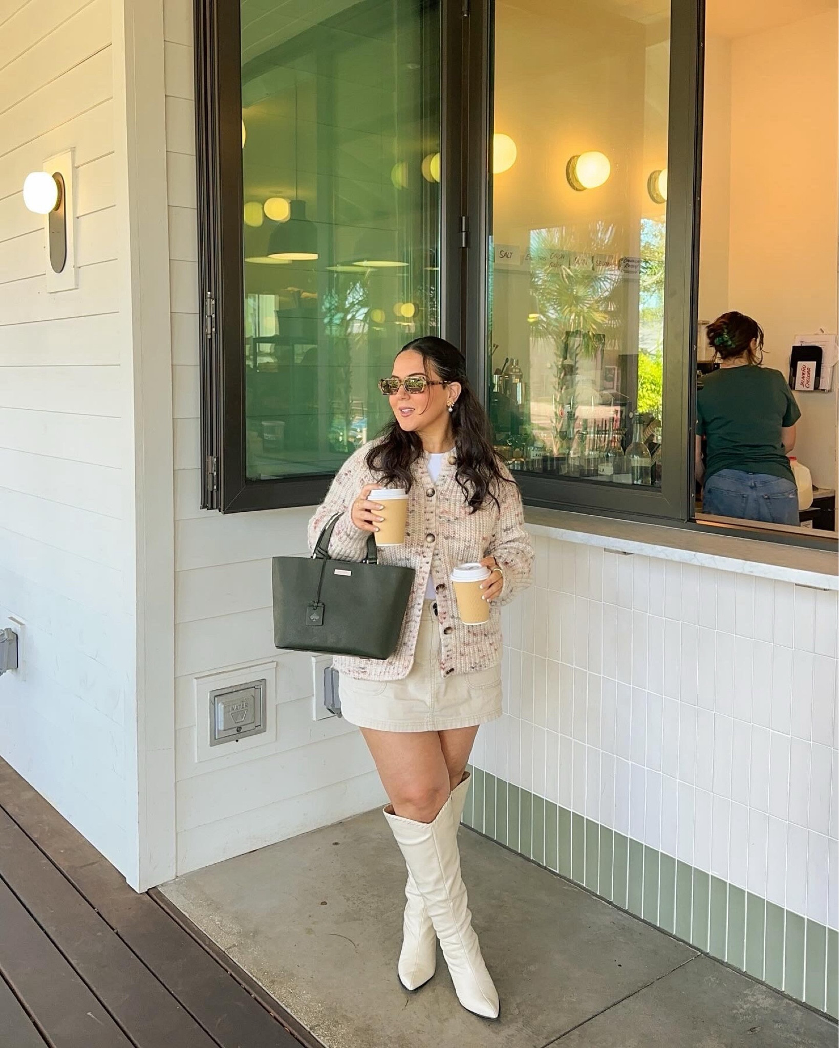 morning coffee fit 🧸

wearing a M in the Sézane sweater and M in Abercrombie micro mini skirt! Kate spade purse is old/no longer available. 

#LTKmidsize #LTKSeasonal