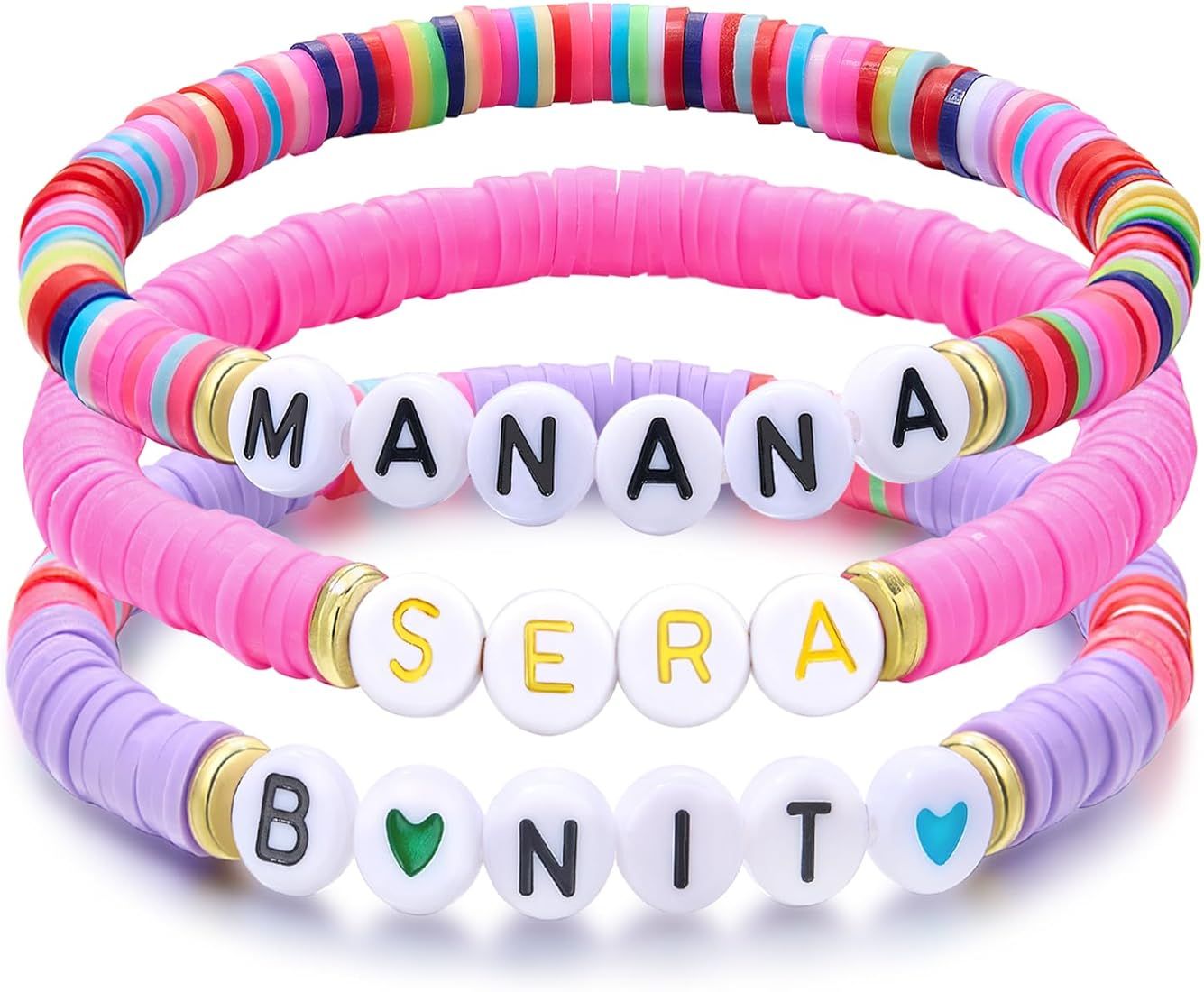 huiphong Karol G Bracelet Manana Sera Bonito Bichota Merch Jewelry for Women Girls | Amazon (US)