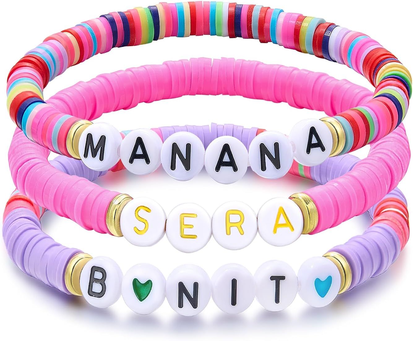 huiphong Karol G Bracelet Manana Sera Bonito Bichota Merch Jewelry for Women Girls | Amazon (US)