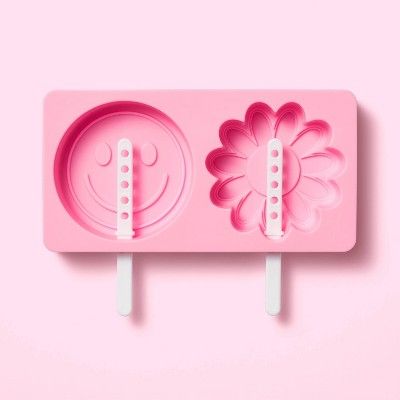 Smiley &#38; Daisy Silicone Popsicle Mold Pink - Stoney Clover Lane x Target | Target