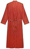 Savage X Fenty, Men's, Savage X Satin Jacquard Long Robe, Henna Red, M | Amazon (US)