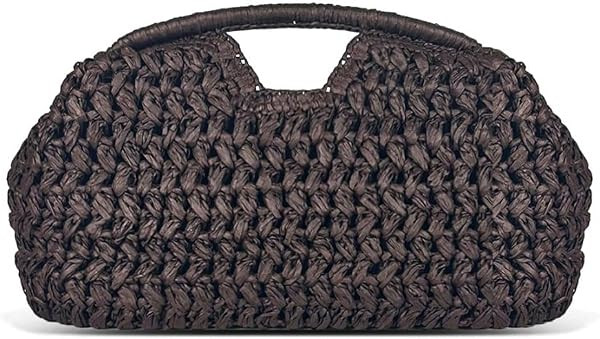 Large Straw Clutch Bag for Women Summer Satchel Purse Fashion Woven Top Hanlde Handbags for Beach... | Amazon (US)