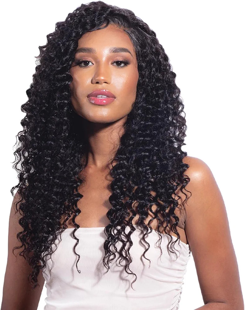 SHAKE-N-GO - GLOSSY 100% VIRGIN REMY HAIR - DEEP WAVE (18"/20"/22", NATURAL) | Amazon (US)
