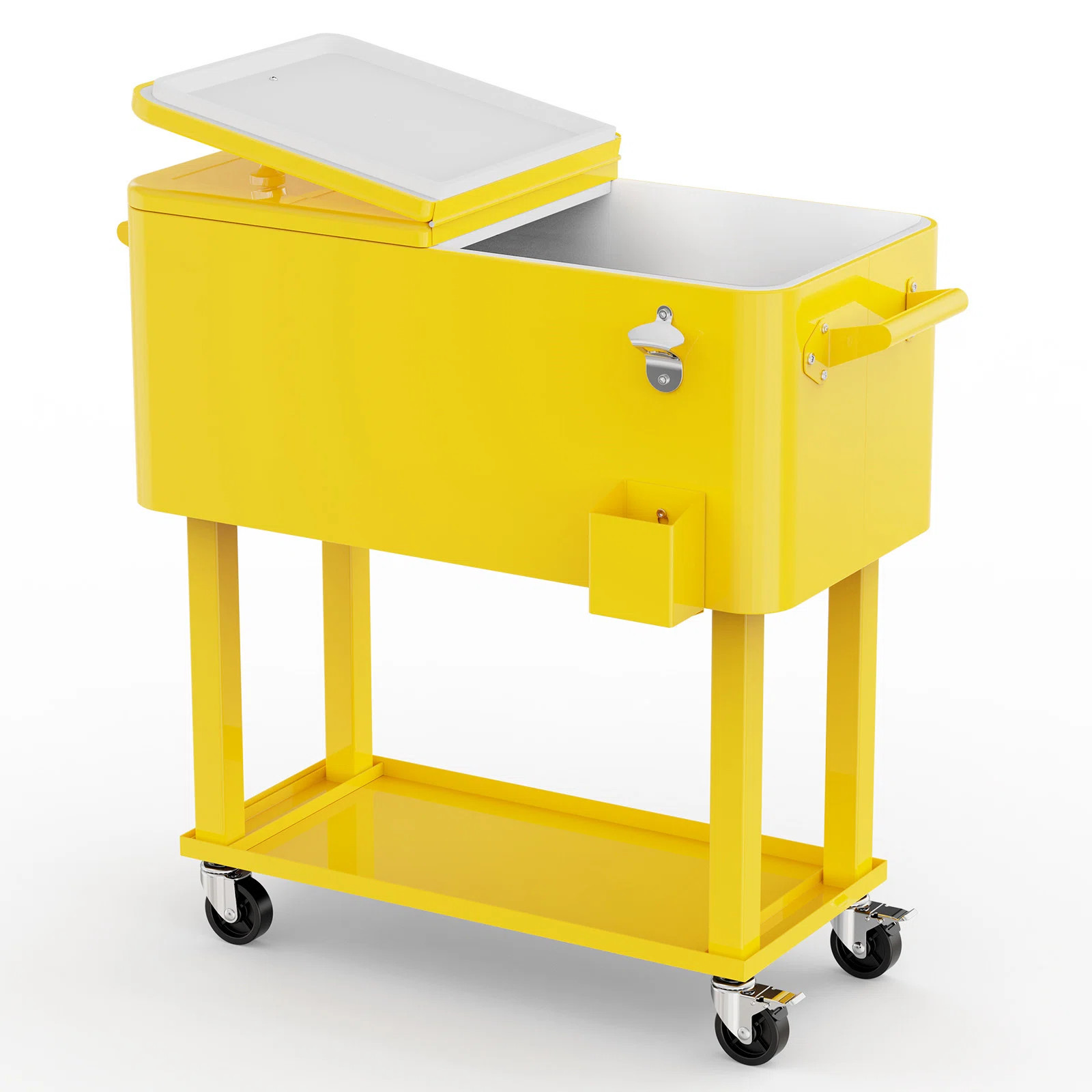 Winado 80 Qt. Outdoor Rolling Cooler Cart | Wayfair North America