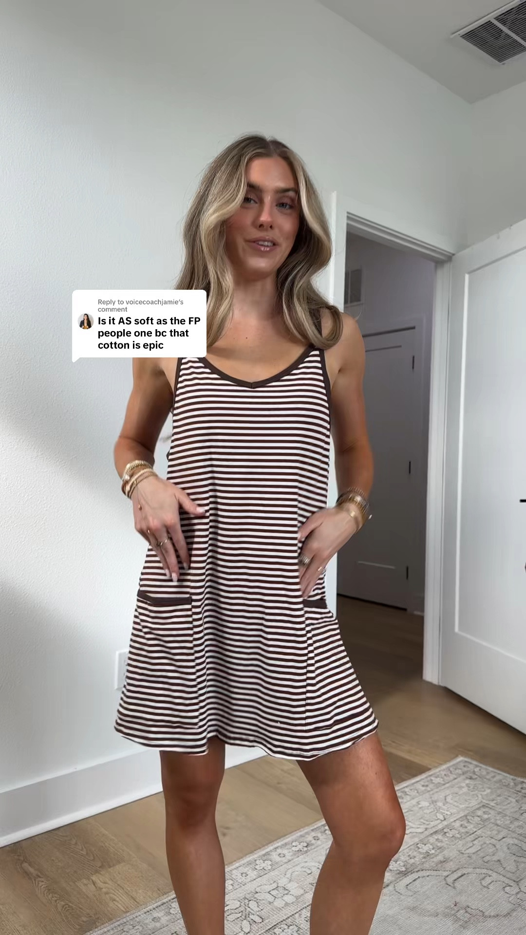 Amazon size XS Zhiyouni Women's Summer Athletic Mini Dress Sleeveless V Neck Built-in Shorts Striped Tennis Workout Vacation

#LTKootd #LTKSaleAlert #LTKActive