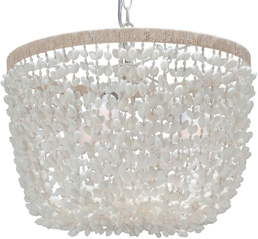 KOUBOO Inverted Pendant Lamp, Bubble Seashell, White | Amazon (US)