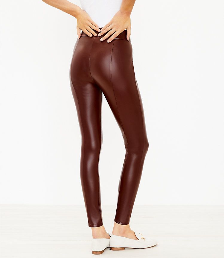 Faux Leather Leggings | LOFT | LOFT