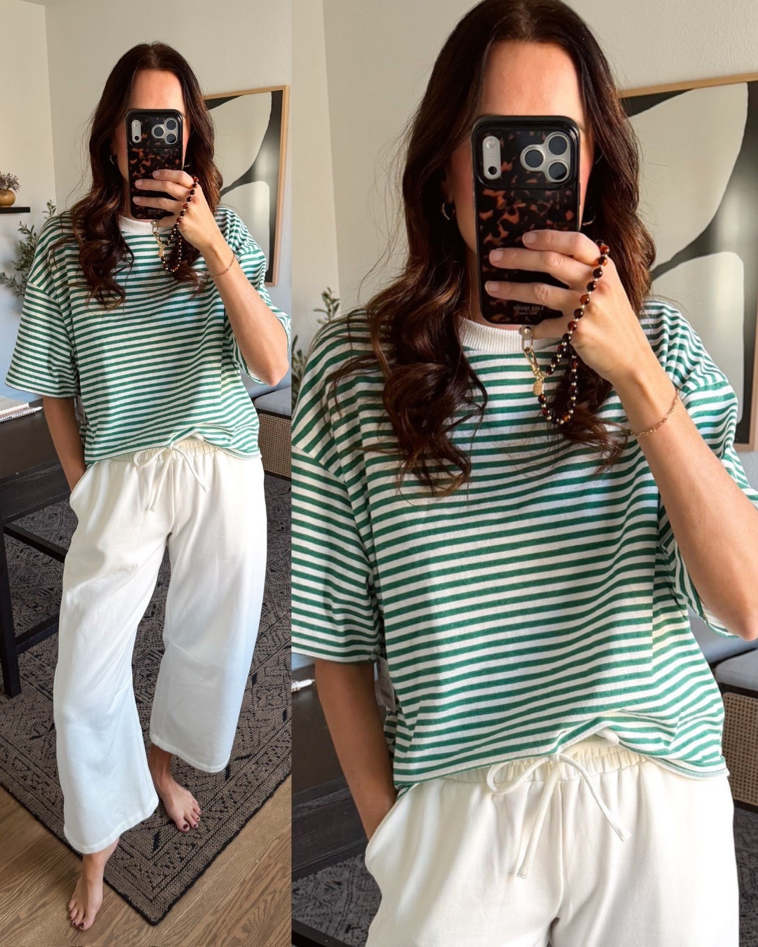 This striped tee is cute and comfortable too! It already sold out at Nordstrom but I found it elsewhere in stock! I think it looks cute with these sweat pants too! 

#LTKTall #LTKgrwm #LTKootd