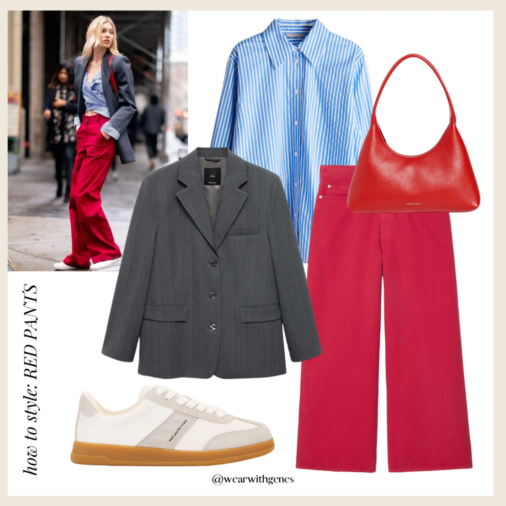 HOW TO STYLE - red pants 

#LTKFindsUnder100 #LTKStyleTip