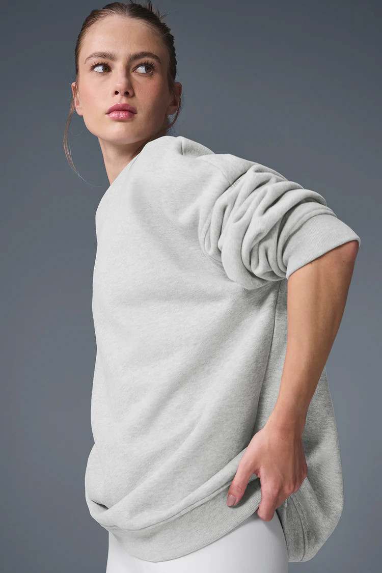 Renown Heavy Weight Crew Neck Pullover | Alo Yoga (US)