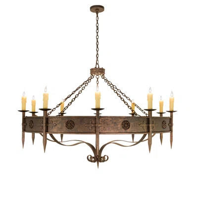 66" Wide Calandra 10 Light Chandelier | Wayfair North America