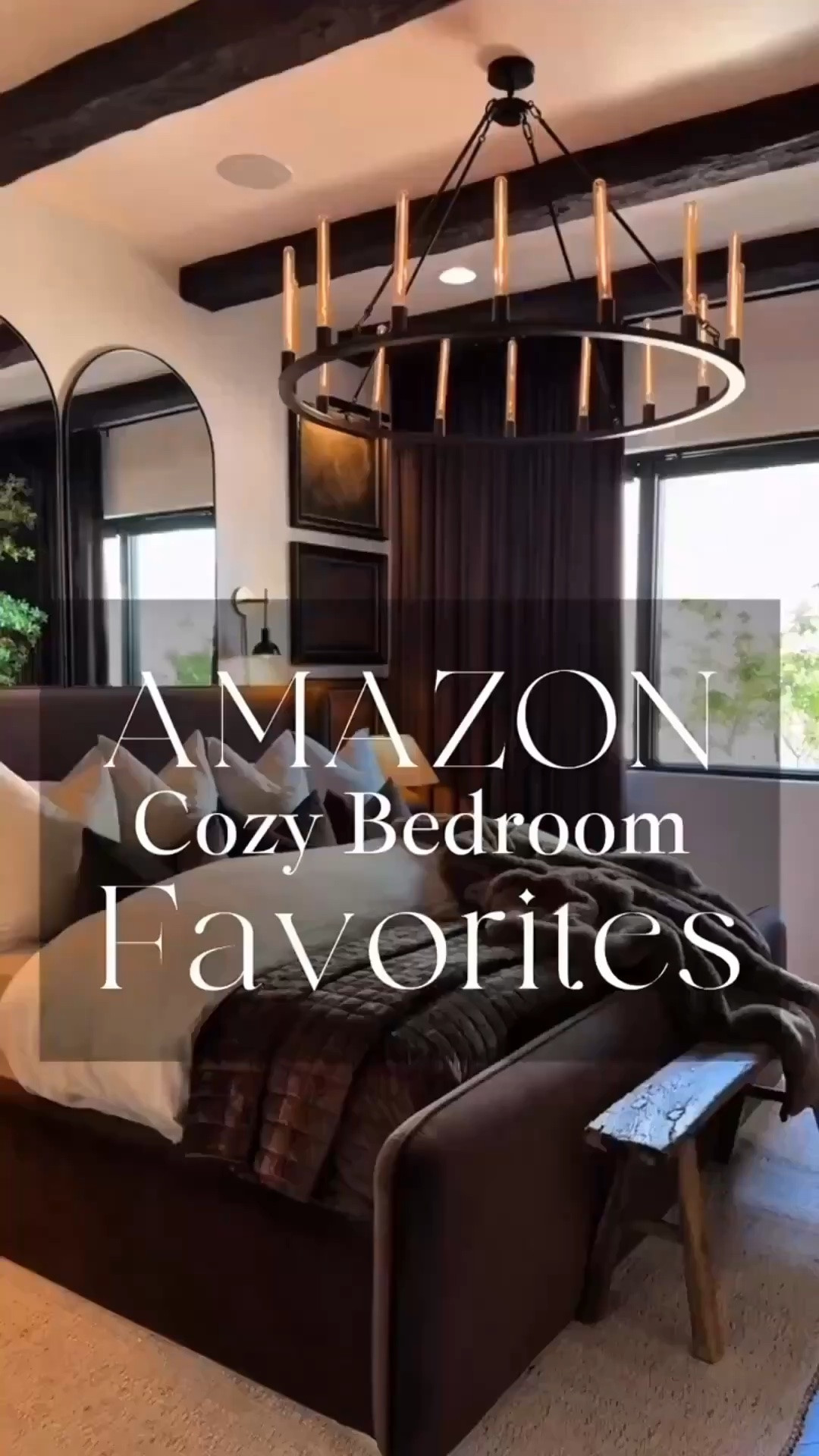 Here are my Amazon cozy bedroom favorites! 😍Bedding is a hard one to find that has both aesthetics and coziness, so here are the ones that I found and absolutely love! 

Lamps and Plug-in sconces
Blackout Velvet Curtains 
Oversized Lamps
Boucle Bench 
Fire Pit
Textured Chair
Feather Pillow Inserts & Covers
Warm Earthy Art
The Softest Blanket 
My favorite Throw
Softest Rug
LED Strips for ambience
Flameless candles and the coziest Pillows!

#amazonfinds #interiorhomedesign #interiordecor #moodymodern #ambientlights #aesthetichomedecor #livingroominspo #bedroominspo #homeinspo #liketoknow

#LTKHome #LTKdayinmylife #LTKvlog