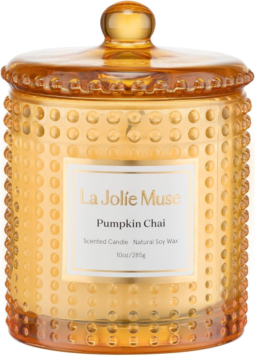 LA JOLIE MUSE Pumpkin Chai Scented Candles for Home, Natural Soy Wax,55 Hrs | Amazon (US)