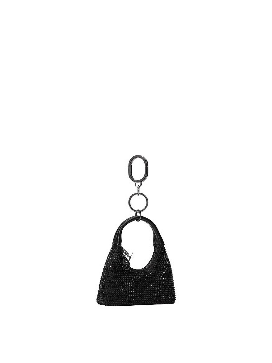 Buy VS Icon Micro Bag Charm Keychain, Black Diamond - Order Small Accessories online - Victoria's... | Victoria's Secret (US / CA )