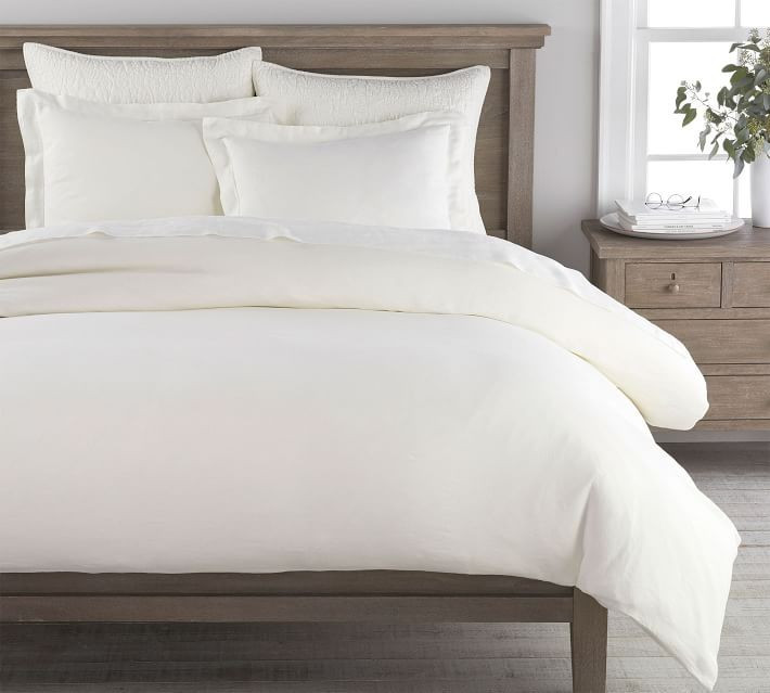 Belgian Flax Linen Duvet Cover & Shams | Pottery Barn (US)