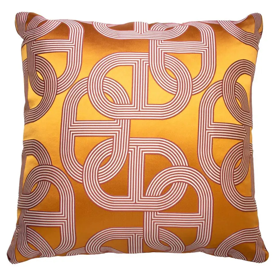 Hermes Pillow Circuit 24, Orange | 1stDibs