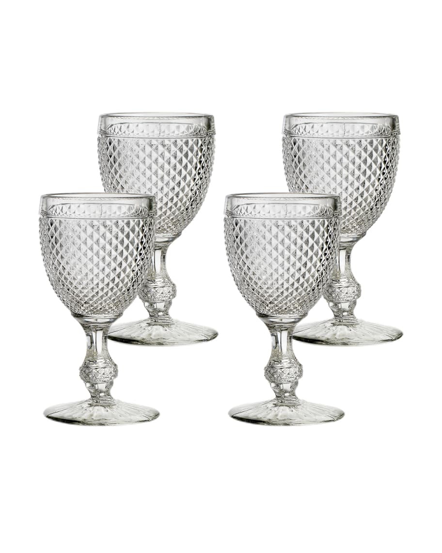 Vista Alegre Bicos Water Goblets, Set of 4 | Horchow