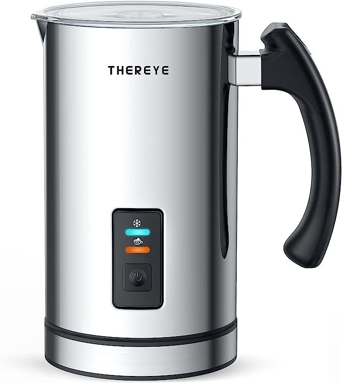 Thereye Milk Frother, Electric Milk Steamer, Automatic Hot and Cold Foam Maker and Milk Warmer fo... | Amazon (US)