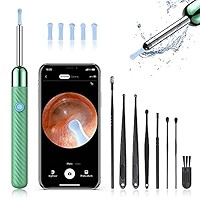 Ear Wax Removal - Earwax Remover Tool with 8 Pcs Ear Set - Ear Cleaner with Camera - Earwax Remov... | Amazon (US)