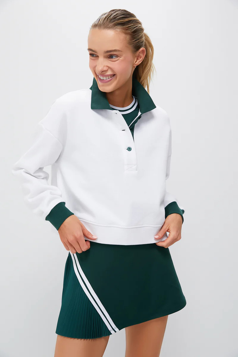 White Miles Collared Pullover | Tuckernuck (US)