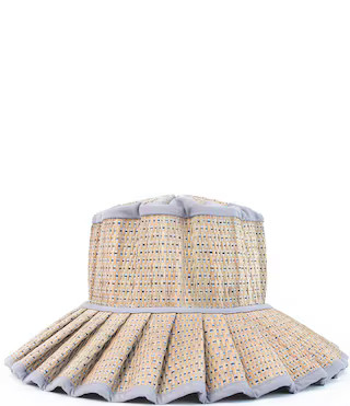 Tropics Island Capri Midi Weave Pleated Straw Sun Hat | Dillard's