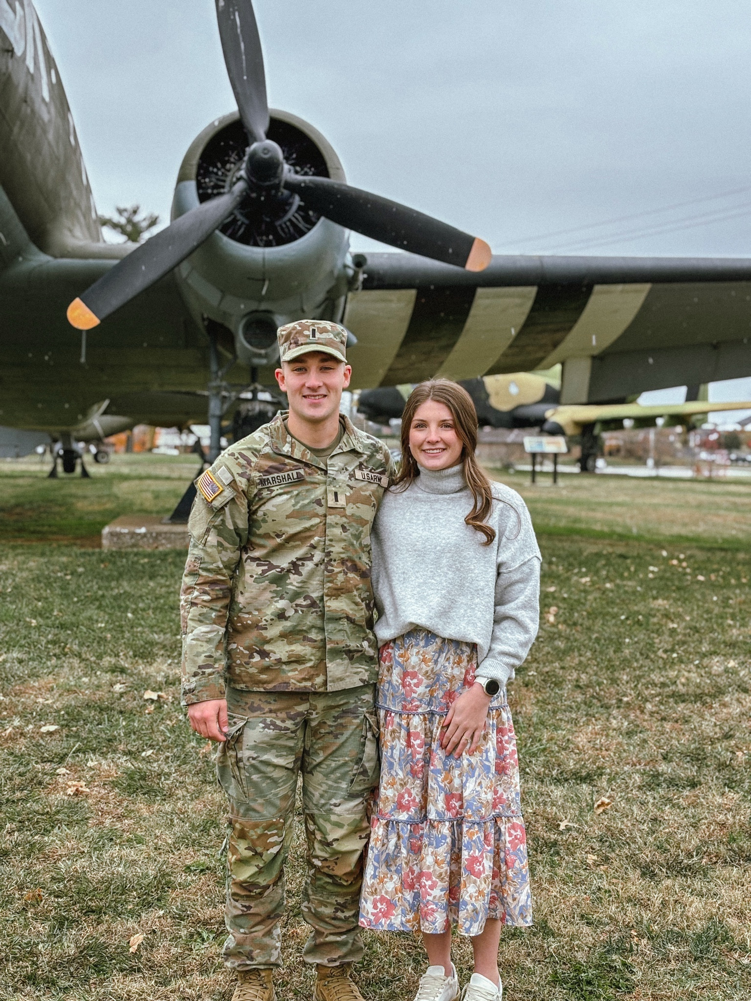 ARMY PROMOTION CEREMONY!! 
vince camuto sweater: xl
en saison dress: xs 

#LTKSeasonal