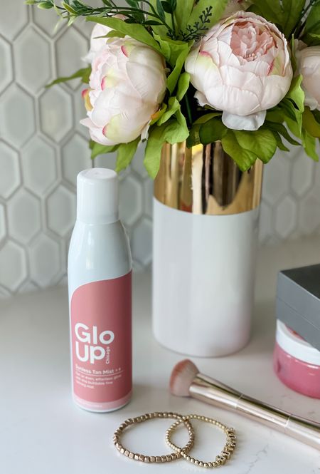 Glo Up spray tan is easy to use and gives a beautiful natural color. It’s also organic, paraben free and vegan. Perfect for maintaining your end of summer glow! 

#ad 

#LTKbeauty #LTKtravel #LTKunder50