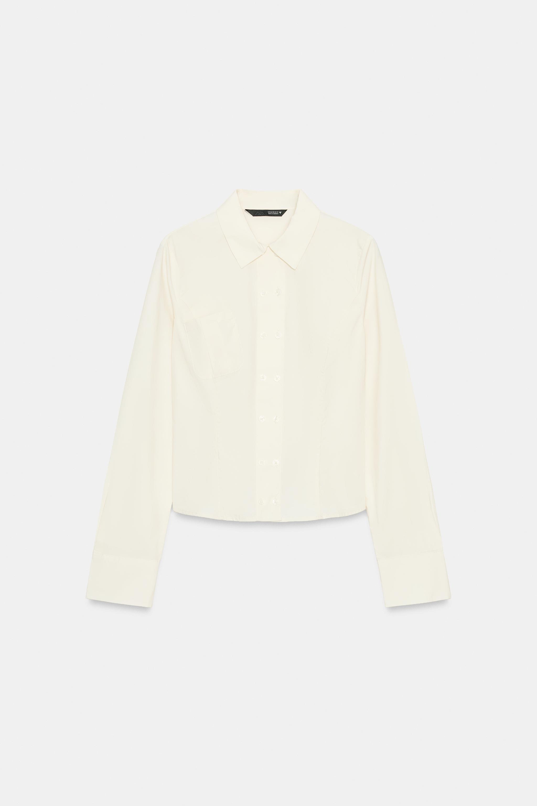 FITTED POPLIN SHIRT | Zara US