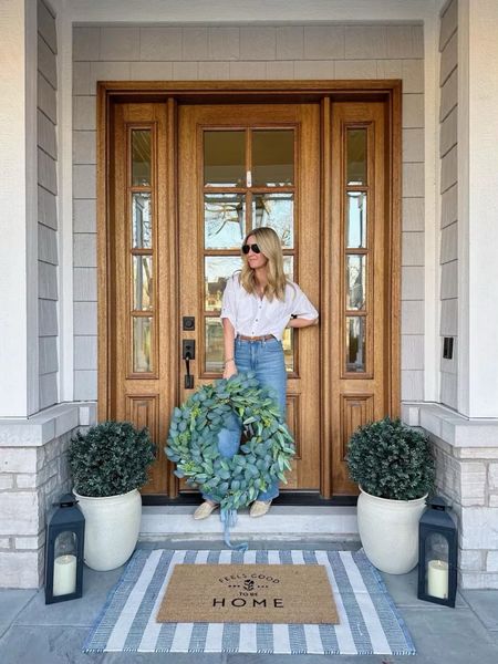 Spring front porch refresh!! Loving these pretty and affordable Target finds for your porch or patio. And this cute doormat is just $15...don't wait! 

(5/19)

#LTKStyleTip #LTKHome