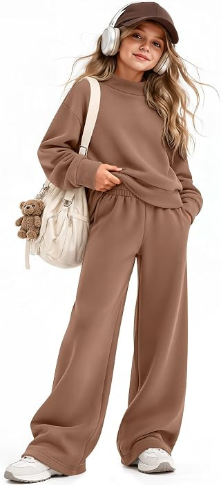 Girls Sweatsuit Sets 5-14 Years | Amazon (US)