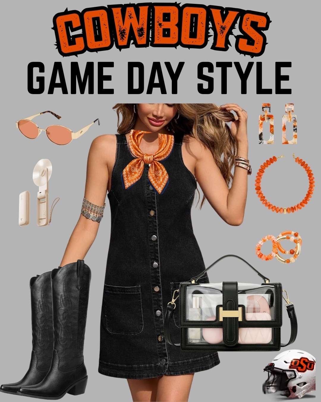 🏈 Touchdown Tailgate: Game Day Style

Sooner or Cowboy, game day is your excuse to have a little fun with fashion! 

🧡

I’m kicking off my new Touchdown Tailgate series with game-day style for both OU + OSU.

And we’re just getting started! 👗🏈

Tap to shop these looks + follow along for tailgate recipes, game-day finds, essentials, men’s style & more!

Which team are you? 🔴 OU or 🟠 OSU?

#TouchdownTailgate #GameDayStyle #OklahomaFootball #OKStateCowboys

#LTKSaleAlert #LTKOver40