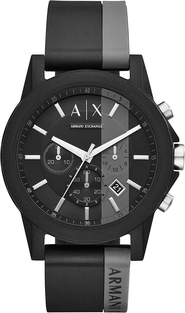 AX Armani Exchange Chronograph Watch for Men with Leather, Stainless Steel or Silicone Band | Amazon (US)