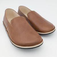 Barefoot Brown Women Shoes, Minimalist Rubber Sole Moccasins, Narrow Heel Wide Toe Box Comfy Slip On | Etsy (US)