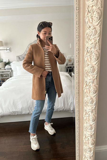 Up to 50% off outerwear at J.Crew // petite wool coat

•J.Crew wool coat - I’m wearing a prior year version, but have the current version (on sale!) linked
•J.Crew sunglasses
•Madewell jeans 24P - this exact wash is sold out, but I linked the same cut in a different wash as well as an A+F pair I have and love
•Madewell sneakers 5H
•Sezane striped shirt xxs - also linked another striped tee I love from them. 

#petite 

#LTKSeasonal #LTKsalealert