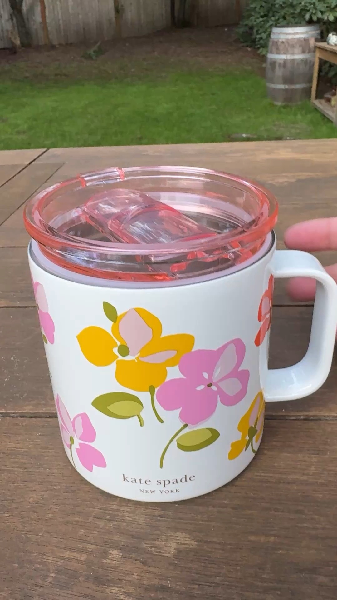 Kate Spade Spring Pansies Insulated Mug Hot and Cold Drinks 

#LTKHome